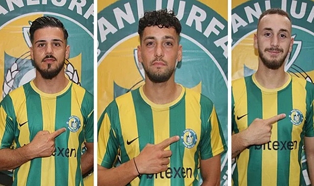 Şanlıurfaspor 3 futbolcu ile anlaştığını duyurdu