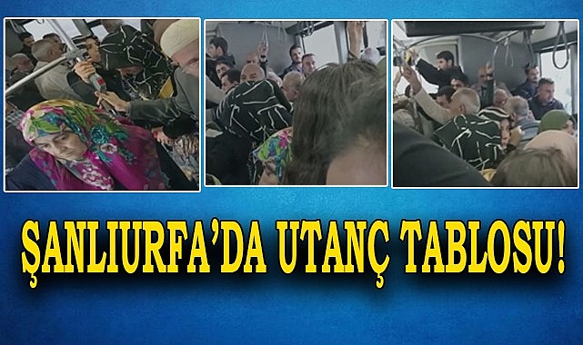 Şanlıurfa'da yolcular birbirini ezdi!