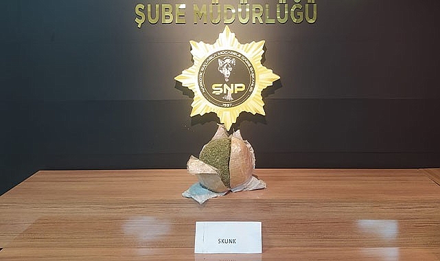 Şanlıurfa'da otobüste uyuşturucu bulundu
