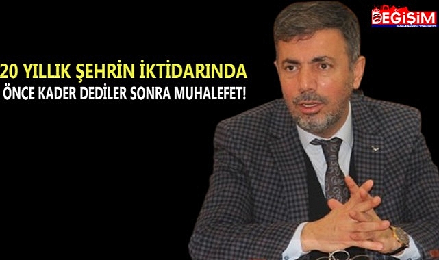 Ak Parti Urfa İl Başkanı topu muhalefete attı!
