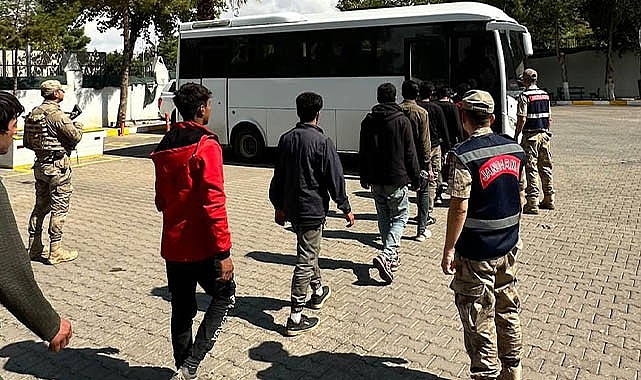 Şanlıurfa'da kamyonette çok sayıda düzensiz göçmen yakalandı